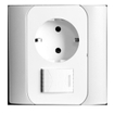 BRAUER 2.0 Armoire toilette 120x70x15cm avec 2 porte et éclairage LED Blanc brillant SW6571
