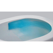 QeramiQ Dely Swirl Toiletset - 36.3x51.7cm - diepspoel - rimless - Geberit UP320 inbouwreservoir - slim zitting - gunmetal bedieningsplaat - rechtehoekige knoppen - wit mat SW1126115