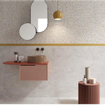 SAMPLE Ceralto Sienna Vloer- en wandtegel 90x90cm 9mm gerectificeerd R10 porcellanato Dots Multi white SW911822