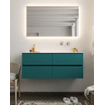 Mondiaz VICA ensemble de meuble de salle de bain - 120cm - meuble sous-vasque smag - 4 tiroirs - lavabo moon droite - sans trou de robinet XL version 60cm haut SW1090043