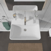 Duravit Me by starck lavabo 65x49 cm. 1x trou de robinet avec trop-plein blanc 0293421