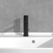 Villeroy & Boch Loop & Friends Mitigeur de lavabo monocommande - avec garniture de vidage à tirette - noir mat SW974128