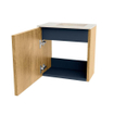Mondiaz JOYA-DLUX Meuble de toilette 40cm - couleur Oak - Vasque FAYE position Droite 1 trou de robinet couleur Meli SW1423933