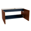 Mondiaz JOYA-DLUX 90cm toiletmeubel - kleur Ruby - Wastafel FAYE positie Midden Zonder kraangat kleur Nata. SW1425437
