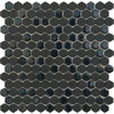 Dune Contract Mosaics Carreau mosaïque 29.7x30.1cm Hip Hop-Dk 6mm Mat/brillant Noir SW798680