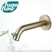 FugaFlow Eccelente Sobrado bec baignoire - avec rosace - laiton brossé PVD SW1124123