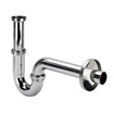Viega siphon tubulaire avec tuyau mural avec rosace 5/4 chrome 0500143