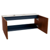 Mondiaz JOYA-DLUX 100cm meuble de salle de bains - couleur Ruby - Vasque FAYE position Gauche 1 trou de robinet couleur Frappe. SW1423491