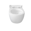 QeramiQ Salina WC Suspendu avec abattant frein de chute blanc brillant SW1271