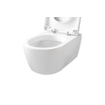 QeramiQ Salina toiletset met inbouwreservoir, closetzitting met softclose en bedieningsplaat mat chroom SW10179
