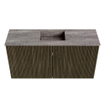 Mondiaz JOYA-DLUX 80cm toiletmeubel - kleur Shadow - Wastafel FAYE positie Midden Zonder kraangat kleur Oza. SW1425041