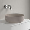 Villeroy & Boch Antao Vasque à poser - 40 x 39,5 x 14,6 cm - Almond CeramicPlus - sans trop-plein SW925796