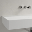 Villeroy & Boch memento 2.0 Lavabo pour porte serviettes 100x13.5x9.5cm sans trous Ceramic+ Stone White SW336047