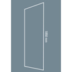 Plieger Class paroi latérale verre 3mm 86/90x185cm aluminium 4283066