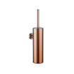 Fortifura Calvi Toiletset - toiletborstelhouder - gesloten - handdoekhaak - toiletrolhouder - met klep - geborsteld koper SW1381787