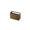 INK Wastafelonderkast - 100x45x65cm - 2 lades - push to open - verticaal gefreesd - Eiken - Chocolate SW693500