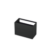 INK Meuble sous-lavabo - 90x45x65cm - 2 tiroirs - push to open - avec façades rapportées droites - laque MDF - anthracite mat SW352511