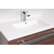 Saniclass Pisa Lavabo pour meuble 60cm 1 trou pour robinetterie céramique Blanc SW6698