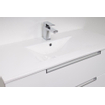 BRAUER New Future Meuble salle de bain avec miroir 100cm Blanc brillant SW3948
