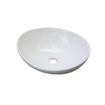 HR Badmeubelen Elemento vasque à poser - 40x33,5x14,5cm - ovale - blanc SW15789