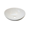 QeramiQ Elemento Vasque à poser 40x33.5x14.5cm ovale blanc SW15789