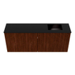 Mondiaz JOYA 100cm meuble de salle de bains - couleur Ruby - Vasque FAYE position Droite 1 trou de robinet couleur Urban. SW1421818
