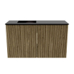 Mondiaz JOYA 70cm toiletmeubel - kleur Dusk - Wastafel FAYE positie Links Zonder kraangat kleur Urban. SW1421631