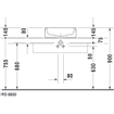 Duravit Philippe Starck lavabo à poser sans trou de robinetterie sans trop-plein 46cm blanc 0308307