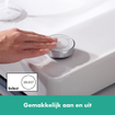 Hansgrohe Tecturis E Wastafelmengkraan - open plug - 15.8cm uitloop - chroom SW918744