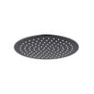 Fortifura Calvi Ensemble de douche pluie encastré - thermostatique - bras de plafond - douche de tête 30 cm - douchette barre - flexible de douche métallique - Gunmetal brossé PVD SW1412047