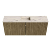 Mondiaz JOYA-DLUX 100cm toiletmeubel - kleur Dusk - Wastafel FAYE positie Midden Zonder kraangat kleur Nata. SW1425905