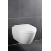 Villeroy Boch Subway 2.0 DirectFlush Pack WC suspendu - abattant softclose - bâti-support Geberit - QeramiQ plaque de commande gris clair - boutons rectangulaires - blanc SW1164314