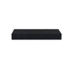 Arcqua Living Étagère - 30x15x3.6cm - panneau de particules mélaminé - chêne noir SW909437