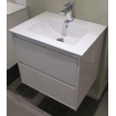 Saniclass New Future Meubles salle de bain avec miroir 60cm Blanc brillant SW3980