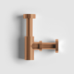 Clou Mini Suk siphon de lavabo bronze brossé PVD pour petits lavabos SW799389