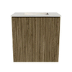 Mondiaz JOYA-DLUX 40cm toiletmeubel - kleur Dusk - Wastafel FAYE positie Midden Zonder kraangat kleur Ostra. SW1423370