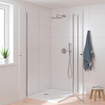 GROHE QuickFix Precision Thermostat Perfect inbouw douchesysteem met Vitalio Rain Mono 310 hoofddouche chroom SW1120179