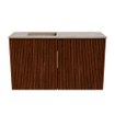 Mondiaz JOYA-DLUX 70cm toiletmeubel - kleur Ruby - Wastafel FAYE positie Links 1 kraangat kleur Arena. SW1425263
