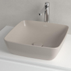 Villeroy & Boch Artis lavabo à poser - 41cm - carré s/surt almond C+ SW1387013