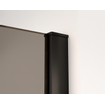 FortiFura Galeria Douche à l'italienne - 100x200cm - verre fumé - Noir mat SW915418