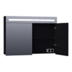 BRAUER Armoire de toilette Promise 100 Noir mat SW371662