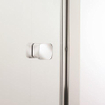Crosswater Clear 6 porte de douche - pivotante - 90x195cm - avec verre de sécurité 6mm - clair - noir mat SW487114