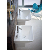 Duravit Me by starck lavabo 60x46 cm. 1x trou de robinet avec trop-plein blanc 0293424
