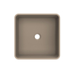 Arcqua Case vasque à poser - carrée - 37x37cm - mat truffe SW1209078