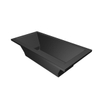 Baignoire Xenz Society - 190x90cm - avec trop-plein - sans bonde - Acrylique Ebony mat SW103319