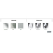 Novellini Young 2.0 2B porte pivotante 2 pièces pour niche 87/91x200cm profil matchroom verre clair 0336258