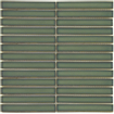 La Mosaic Factory Sevilla carreau mosaïque - 29,6x29,9cm - carrelage mural - Rectangulaire - Porcelaine Vert Forêt Brillant SW654807