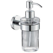 Plieger Vigo zeepdispenser glas met houder chroom SW225392