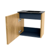 Mondiaz JOYA-DLUX Meuble de toilette 40cm - couleur Oak - Lavabo FAYE position Droite 1 trou de robinet couleur Lava. SW1422052