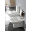 Villeroy & Boch O.novo Cuvette pour pack avec abattant et évacuation horizontale ceramic+ Blanc 0124169
